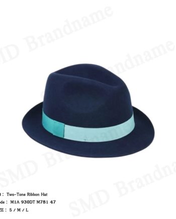 Paul Smith หมวกฟีดอรา รุ่น Two-Tone Ribbon Hat Code: M1A 930DT M781 47