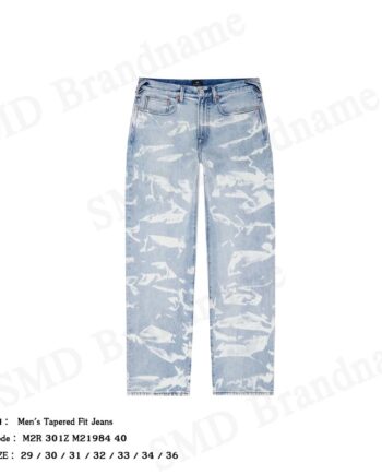 PS Paul Smith กางเกงยีนส์ผู้ชาย รุ่น Men's Tapered Fit Jeans Code: M2R 301Z M21984 40