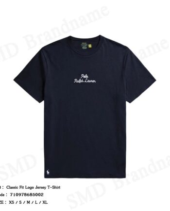 Polo Ralph Lauren เสื้อยืดคอกลมผู้ชาย รุ่น Classic Fit Logo Jersey T-Shirt Code: 710978685002