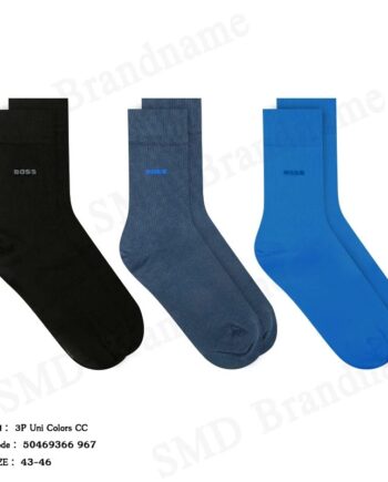 Hugo Boss ถุงเท้า รุ่น 3P Uni Colors CC Code: 50469366 967