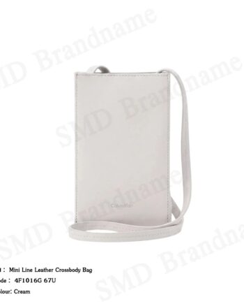 Calvin Klein Jeans กระเป๋าสะพาย รุ่น Mini Line Leather Crossbody Bag Code: 4F1016G 67U