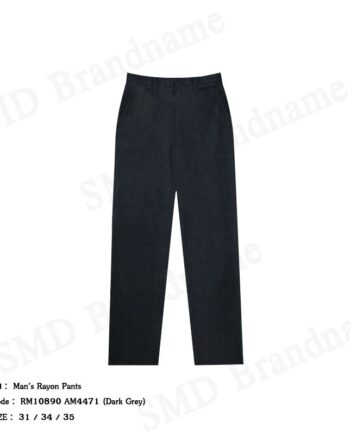 Arrow กางเกงสแล็คผู้ชาย ขายาว ทำงาน รุ่น Man's Rayon Pants Code: RM10890 AM4471 (Dark Grey)