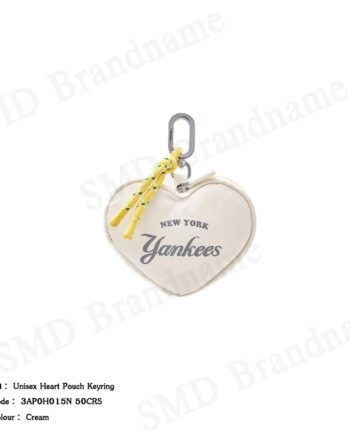 MLB พวงกุญแจ รุ่น Unisex Heart Pouch Keyring Code: 3APOH015N 50CRS