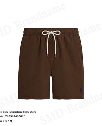 Polo Ralph Lauren กางเกงขาสั้นผู้ชาย รุ่น Pony-Embroidered Swim Shorts Code: 710967450016