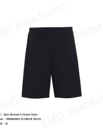 Armani Exchange กางเกงขาสั้นผู้ชาย รุ่น Basic Bermuda In Stretch Fabric Code: XM000483 AF10818 UB101