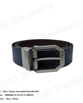 Armani Exchange เข็มขัด รุ่น Men's Cintura Accorciabile Reversible Belt Code: XM000614 AF12713 MB225