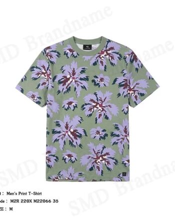 PS Paul Smith เสื้อยืดคอกลมผู้ชาย รุ่น Men's Print T-Shirt Code: M2R 220X M22066 35