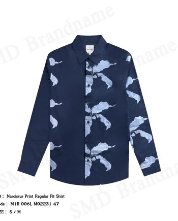 Paul Smith เสื้อเชิ้ตแขนยาวผู้ชาย รุ่น Narcissus Print Regular Fit Shirt Code: M1R 006L M02231 47