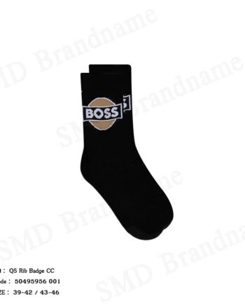 Hugo Boss ถุงเท้า รุ่น QS Rib Badge CC Code: 50495956 001