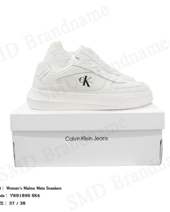 Calvin Klein Jeans รองเท้าผ้าใบผู้หญิง รุ่น Women's Malmo Meta Sneakers Code: YW01890 0K4