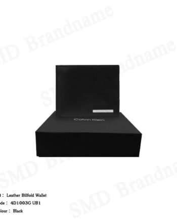 Calvin Klein กระเป๋าสตางค์ รุ่น Leather Billfold Wallet Code: 4D1003G UB1