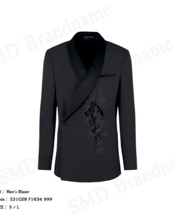 Emporio Armani เสื้อเบลเซอร์ผู้ชาย รุ่น Men's Blazer Code: E31G28 F1034 999