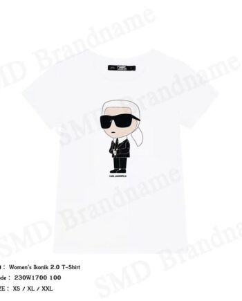 Karl Lagerfeld เสื้อยืดคอกลมผู้หญิง รุ่น Women's Ikonik 2.0 T-Shirt Code: 230W1700 100
