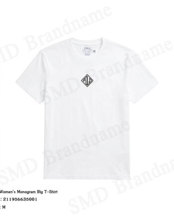 Polo Ralph Lauren เสื้อยืดคอกลมผู้หญิง รุ่น Women's Monogram Big T-Shirt Code: 211956635001