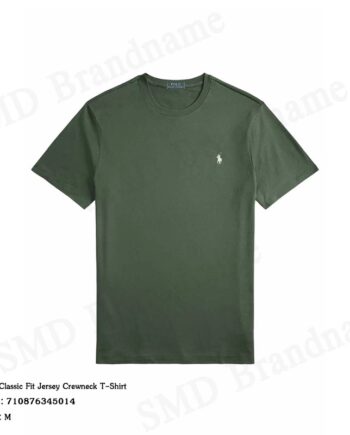 Polo Ralph Lauren เสื้อยืดคอกลมผู้ชาย รุ่น Classic Fit Jersey Crewneck T-Shirt Code: 710876345014