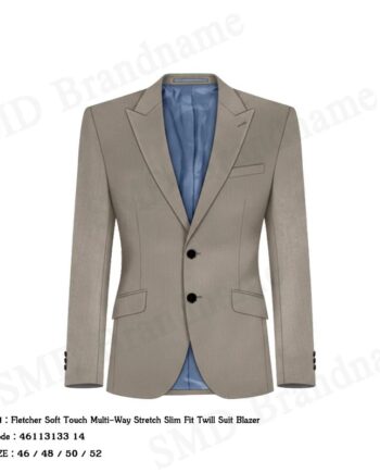 G2000 เสื้อสูทผู้ชาย รุ่น Fletcher Soft Touch Multi-Way Stretch Slim Fit Twill Suit Blazer Code: 4611313314
