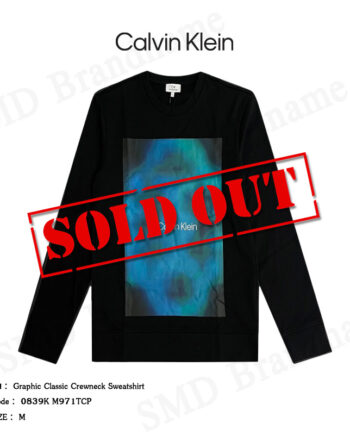 CK Calvin Klein เสื้อสเวตเตอร์แขนยาว รุ่น Graphic Classic Crewneck Sweatshirt Code: 0839K M971TCP