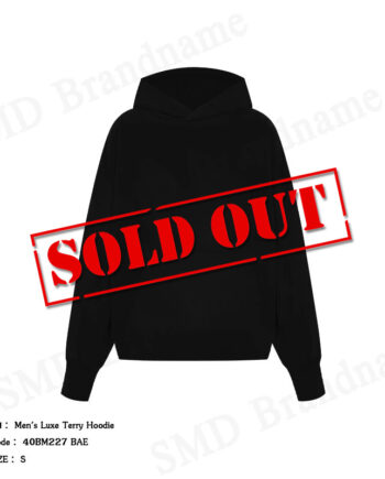 Calvin Klein เสื้อสเวตเตอร์ผู้ชาย รุ่น Men's Luxe Terry Hoodie Code: 40BM227 BAE