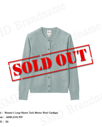 Calvin Klein เสื้อคาร์ดิแกนผู้หญิง รุ่น Women's Long-Sleeve Tech Merino Wool Cardigan Code: 40WL370 PFF