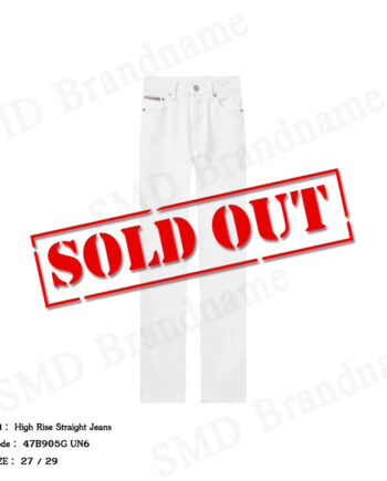 Calvin Klein Jeans กางเกงยีนส์ผู้หญิง รุ่น High Rise Straight Jeans Code: 47B905G UN6