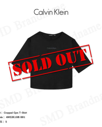 Calvin Klein Sport เสื้อครอป รุ่น Cropped Gym T-Shirt Code: 4WS3K108 001