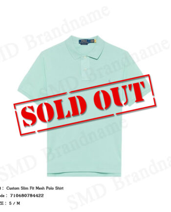 Polo Ralph Lauren เสื้อโปโลผู้ชาย รุ่น Custom Slim Fit Mesh Polo Shirt Code: 710680784422