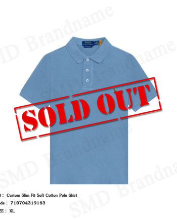 Polo Ralph Lauren เสื้อโปโลผู้ชาย รุ่น Custom Slim Fit Soft Cotton Polo Shirt Code: 710704319153