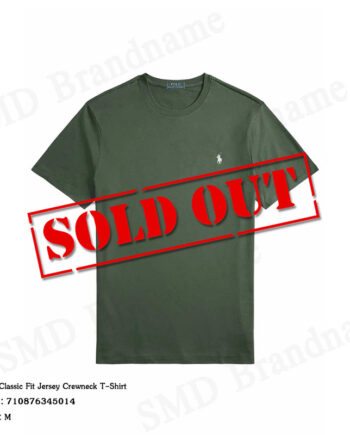 Polo Ralph Lauren เสื้อยืดคอกลมผู้ชาย รุ่น Classic Fit Jersey Crewneck T-Shirt Code: 710876345014