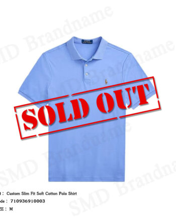 Polo Ralph Lauren เสื้อโปโลผู้ชาย รุ่น Custom Slim Fit Soft Cotton Polo Shirt Code: 710936910003