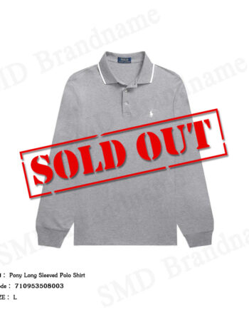 Polo Ralph Lauren เสื้อโปโลผู้ชาย รุ่น Pony Long Sleeved Polo Shirt Code: 710953508003