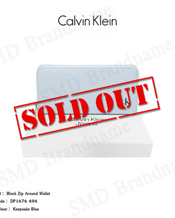 Calvin Klein Jeans กระเป๋าสตางค์ใบยาว รุ่น Block Zip Around Wallet Code: DP1676 494