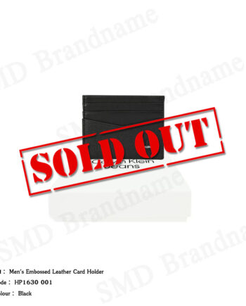 Calvin Klein Jeans กระเป๋าใส่การ์ดผู้ชาย รุ่น Men's Embossed Leather Card Holder Code: HP1630 001