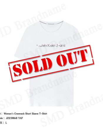 Calvin Klein Jeans เสื้อยืดคอกลมผู้หญิง รุ่น Women's Crewneck Short Sleeve T-Shirt Code: J223860 YAF