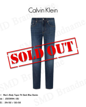 Calvin Klein Jeans กางเกงยีนส์ รุ่น Men's Body Taper Fit Dark Blue Denim Code: J323094 1BJ