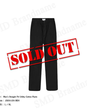 Calvin Klein Jeans กางเกงขายาว รุ่น Men's Straight Fit Utility Cotton Pants Code: J325125 BEH