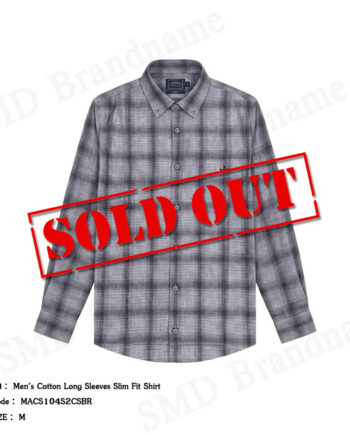 Arrow เสื้อเชิ้ตแขนยาวผู้ชาย รุ่น Men's Cotton Long Sleeves Slim Fit Shirt Code: MACS104S2CSBR