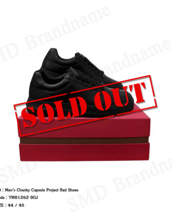 Calvin Klein Jeans รองเท้าผ้าใบผู้ชาย รุ่น Men's Chunky Cupsole Project Red Shoes Code: YM01262 0GJ