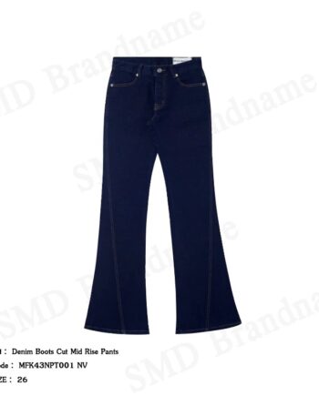 Mardi Mercredi กางเกงยีนส์ผู้หญิง รุ่น Denim Boots Cut Mid Rise Pants Code: MFK43NPT001 NV