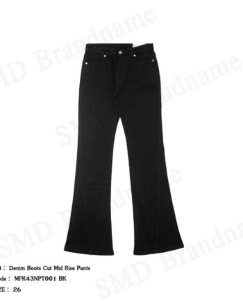 Mardi Mercredi กางเกงยีนส์ผู้หญิง รุ่น Denim Boots Cut Mid Rise Pants Code: MFK43NPT001 BK