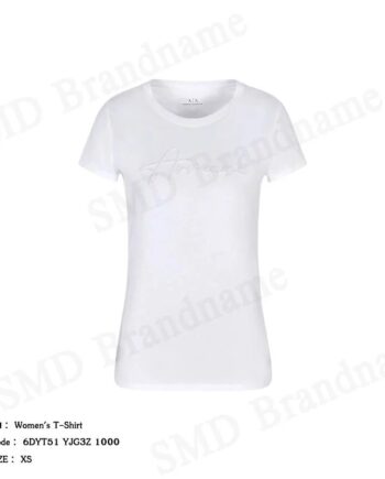 Armani Exchange เสื้อยืดคอกลมผู้หญิง รุ่น Women's T-Shirt Code: 6DYT51 YJG3Z 1000