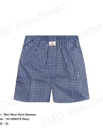 Hush Puppies กางเกงขาสั้นผู้ชาย รุ่น Men's Boxer Shorts Sleepwear Code: HU H3W279 (Navy)