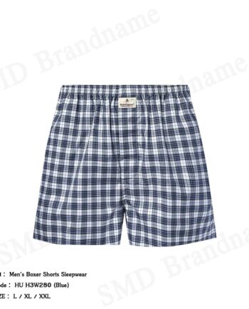 Hush Puppies กางเกงขาสั้นผู้ชาย รุ่น Men's Boxer Shorts Sleepwear Code: HU H3W280 (Blue)