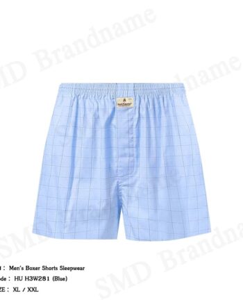 Hush Puppies กางเกงขาสั้นผู้ชาย รุ่น Men's Boxer Shorts Sleepwear Code: HU H3W281 (Blue)