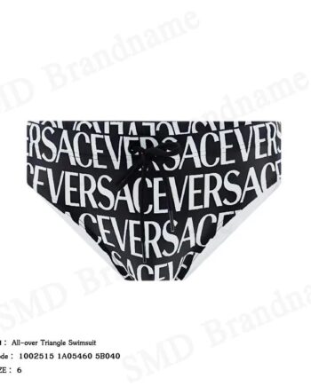 Versace กางเกงว่ายน้ำผู้ชาย รุ่น All-over Triangle Swimsuit Code: 1002515 1A05460 5B040