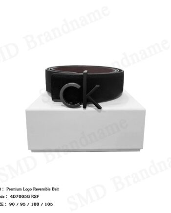 Calvin Klein เข็มขัด รุ่น Premium Logo Reversible Belt Code: 4D7005G R2F