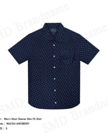 Arrow เสื้อเชิ้ตแขนสั้นผู้ชาย รุ่น Men's Short Sleeves Slim Fit Shirt Code: MACS516W3BSNV