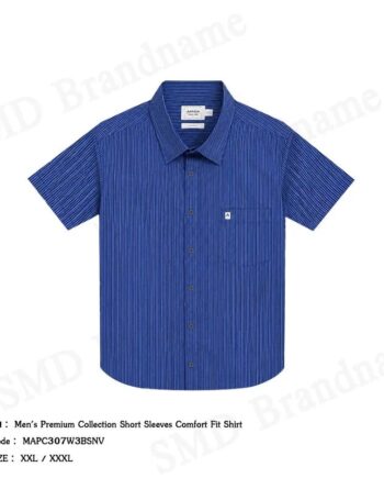 Arrow เสื้อเชิ้ตแขนสั้นผู้ชาย รุ่น Men's Premium Collection Short Sleeves Comfort Fit Shirt Code: MAPC307W3BSNV