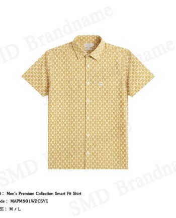 Arrow เสื้อเชิ้ตแขนสั้นผู้ชาย รุ่น Men's Premium Collection Smart Fit Shirt Code: MAPM501W2CSYE