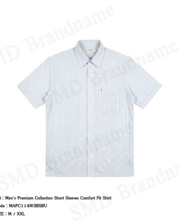 Arrow เสื้อเชิ้ตแขนสั้นผู้ชาย รุ่น Men's Premium Collection Short Sleeves Comfort Fit Shirt Code MAPC114W3BSBU