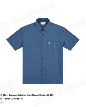 Arrow เสื้อเชิ้ตแขนสั้นผู้ชาย รุ่น Men's Premium Collection Short Sleeves Comfort Fit Shirt Code: MAPC925W3BSNV